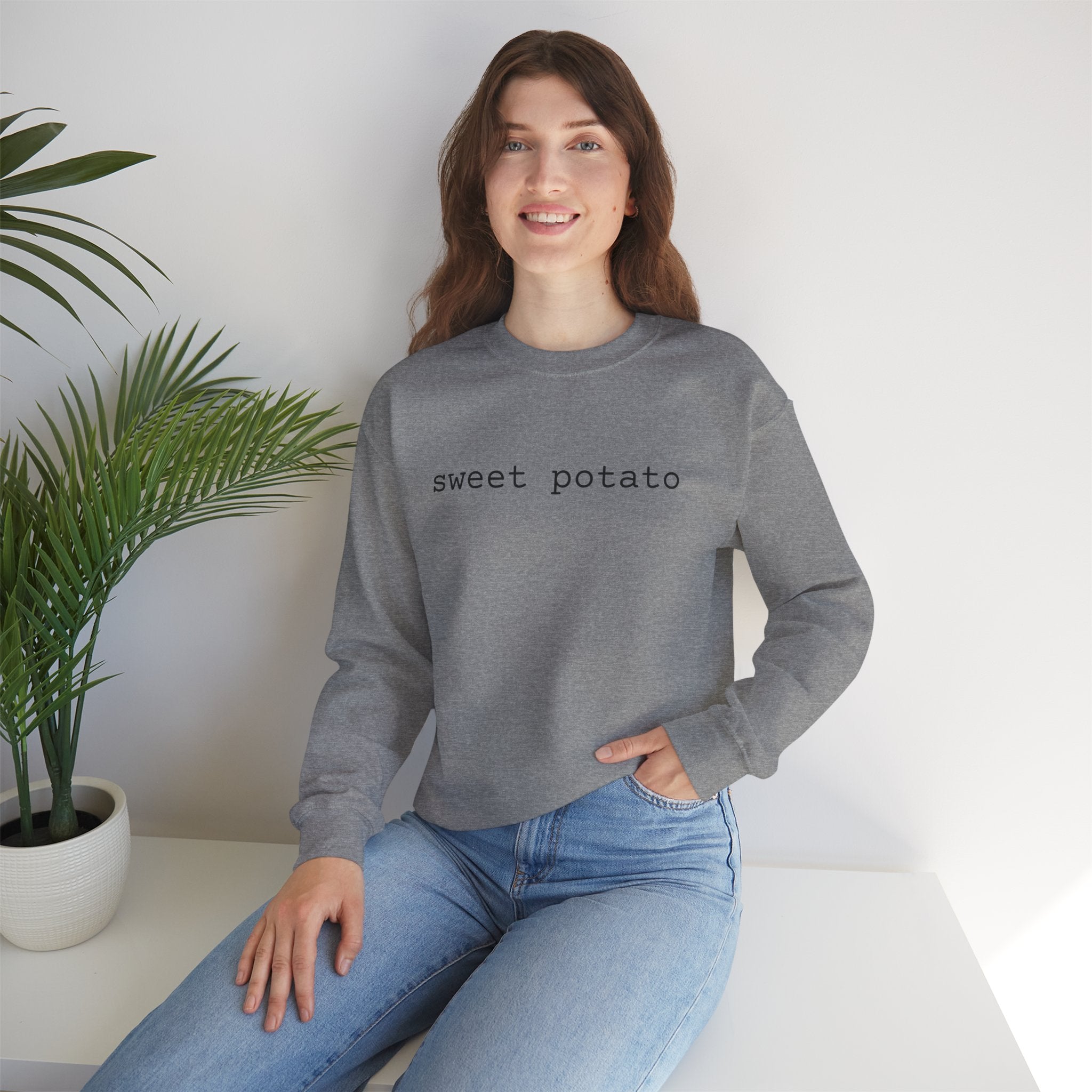 Sweet Potato Crewneck Sweatshirt